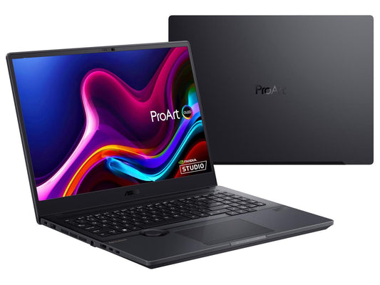 ASUS ProArt StudioBook 16 OLED Laptop, 16" 3840x2400 OLED Display, Intel Core i7-12700H, 16GB DDR5 SO-DIMM x2, 1TB + 1TB M.2 NVMe PCIe 4.0 Performance SSD, NVIDIA GeForce RTX 3080 Ti, Windows 11 Home, H7600ZX-DB79, Mineral Black