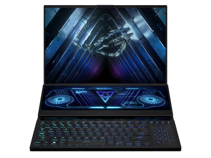 ASUS ROG Zephyrus Duo 16 (2023) Gaming Laptop, 16â€? Mini LED 240Hz/3ms, QHD 16:10 Display, 100% DCI-P3, NVIDIA GeForce RTX 4080, AMD Ryzen 9 7945HX, 32GB DDR5, 1TB SSD, Windows 11 Pro, GX650PZ-XS96
