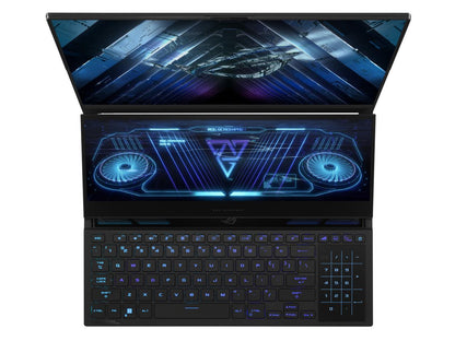 ASUS ROG Zephyrus Duo 16 (2023) Gaming Laptop, 16â€? Mini LED 240Hz/3ms, QHD 16:10 Display, 100% DCI-P3, NVIDIA GeForce RTX 4080, AMD Ryzen 9 7945HX, 32GB DDR5, 1TB SSD, Windows 11 Pro, GX650PZ-XS96