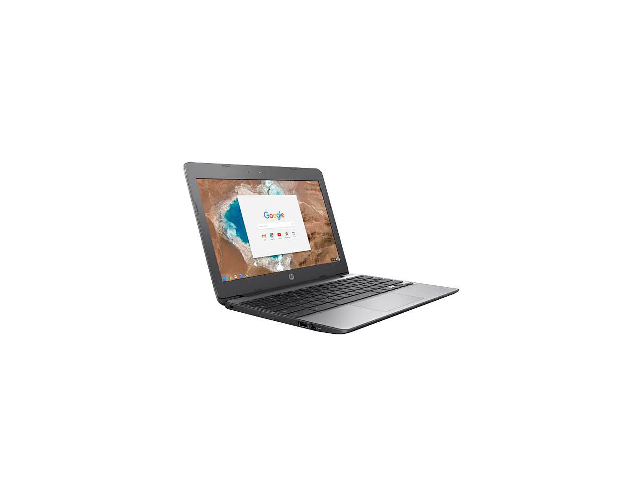 HP 11-v010nr Chromebook Intel Celeron N3060 (1.60 GHz) 4 GB Memory 16 GB eMMC Intel HD Graphics 400 11.6" 1366 x 768 Chrome OS