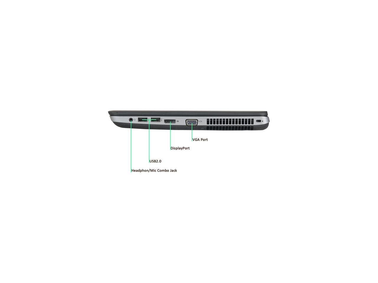 HP B Grade Laptop 640 G1 Intel Core i5 4th Gen 4300M (2.60 GHz) 8 GB Memory 320 GB HDD 14.0" Windows 10 Home 64-Bit