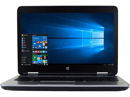 HP Grade A Laptop ProBook 640 G2 Intel Core i5 6th Gen 6300U (2.40 GHz) 8 GB Memory 512 GB SSD 14.0" Windows 10 Pro 64-bit