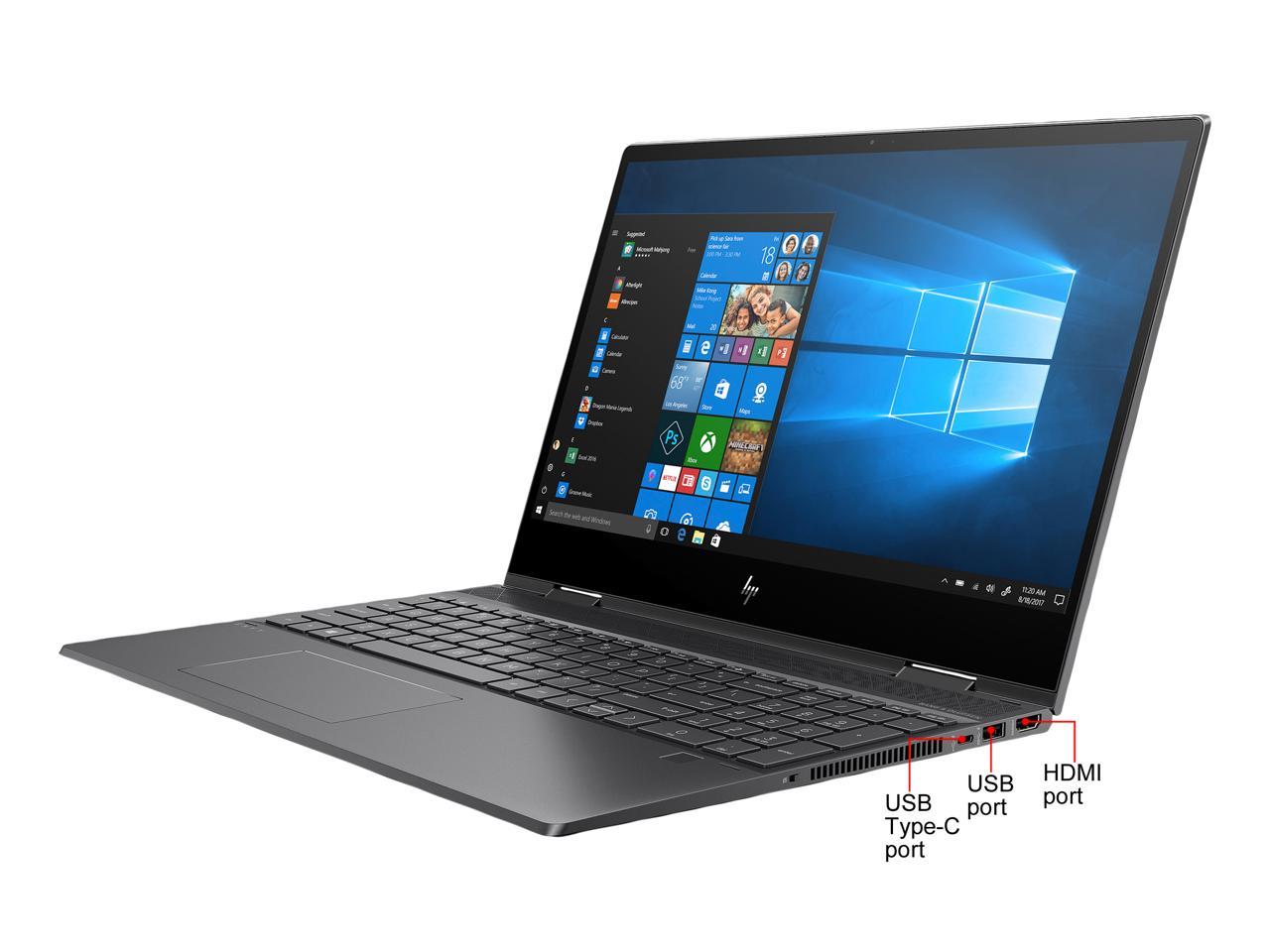 HP ENVY x360 15-ds1077nr AMD Ryzen 5 4000 Series 4500U (2.30 GHz) 16 GB Memory 256 GB PCIe SSD AMD Radeon Graphics 15.6" Touchscreen 1920 x 1080 Convertible 2-in-1 Laptop Windows 10 Home 64-bit