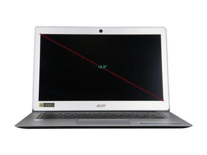 Acer CB3-431-C5FM Chromebook Intel Celeron N3160 (1.60 GHz) 4 GB LPDDR3 Memory 32 GB Flash 14.0" Chrome OS (Manufacturer Recertified)