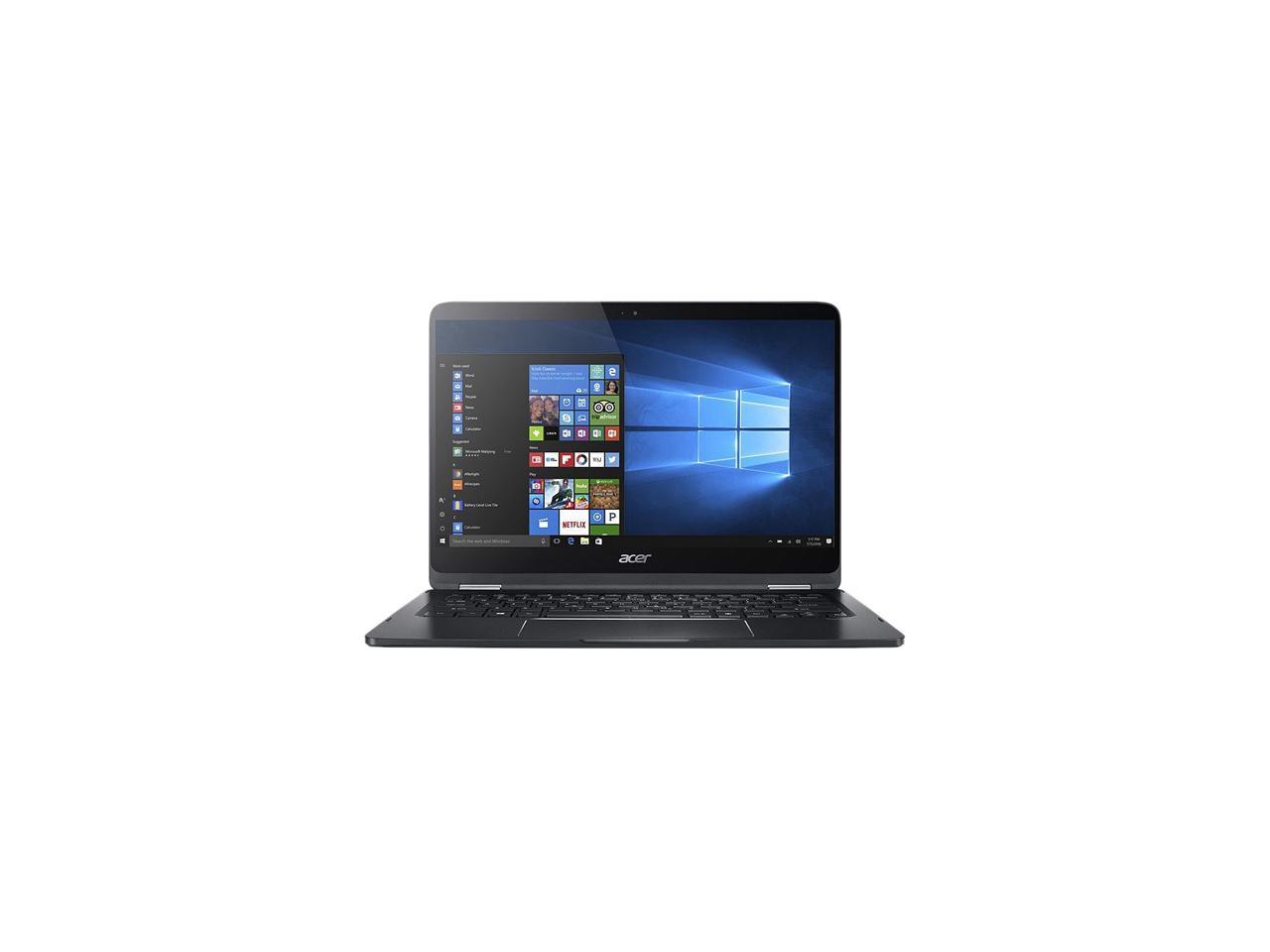 Acer Laptop Spin SP714-51-M024 Intel Core i7 7th Gen 7Y75 (1.30 GHz) 8 GB LPDDR3 Memory 256 GB SSD Intel HD Graphics 615 14.0" Touchscreen Windows 10 Home (Manufacturer Recertified)