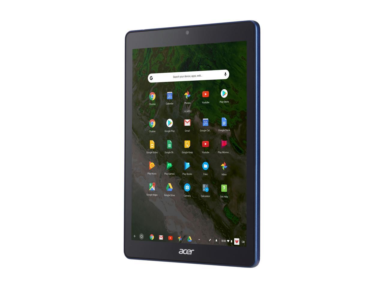 Acer Chromebook Tab 10 D651N-K9WT Chromebook Dual-core ARM Cortex-A72 and Quad-core ARM Cortex-A53 4 GB LPDDR3 Memory 32 GB eMMC 9.7" Touchscreen Chrome OS Tablet with EMR Stylus Pen