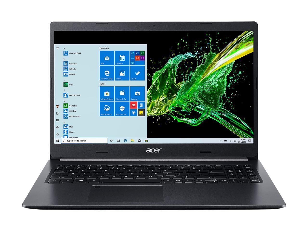 Acer Laptop Aspire 5 A515-55T-5887 Intel Core i5 10th Gen 1035G1 (1.00 GHz) 8 GB Memory 512 GB SSD Intel UHD Graphics 15.6" Touchscreen Windows 10 Home 64-bit