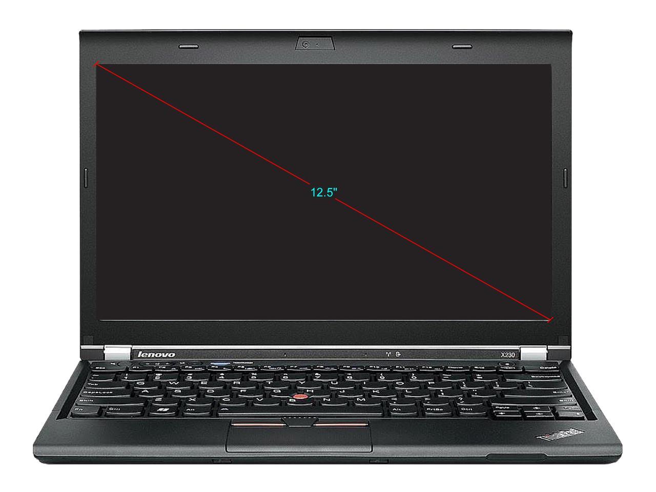 Lenovo Grade A Laptop ThinkPad X230 Intel Core i5 3rd Gen 3320M (2.60 GHz) 4 GB Memory 500 GB HDD Integrated Graphics 12.5" Windows 7 Professional 64-Bit