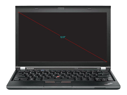 Lenovo Grade A Laptop ThinkPad X230 Intel Core i5 3rd Gen 3320M (2.60 GHz) 4 GB Memory 500 GB HDD Integrated Graphics 12.5" Windows 7 Professional 64-Bit