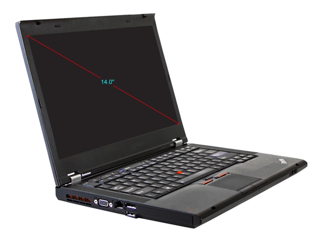 Lenovo Grade A Laptop T420 Intel Core i5 2520M (2.50 GHz) 8 GB Memory 256 GB SSD 14.0" Windows 10 Pro 64-Bit