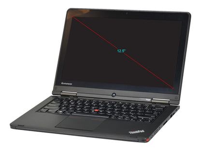 Lenovo Grade A Laptop Yoga Intel Core i5 4th Gen 4300U (1.90 GHz) 8 GB Memory 180 GB SSD Intel HD Graphics 4400 12.5" Windows 10 Pro 64-Bit