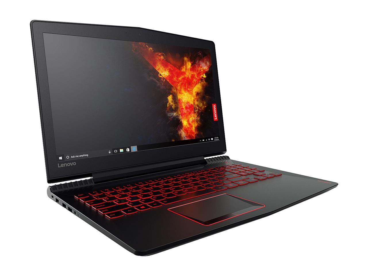 Lenovo 80WK001MUS 15.6" IPS i7-7700HQ GTX 1050 Ti 16 GB Memory 128 GB M.2 PCIe SSD 1 TB HDD Windows 10 Home 64-Bit Gaming Laptop