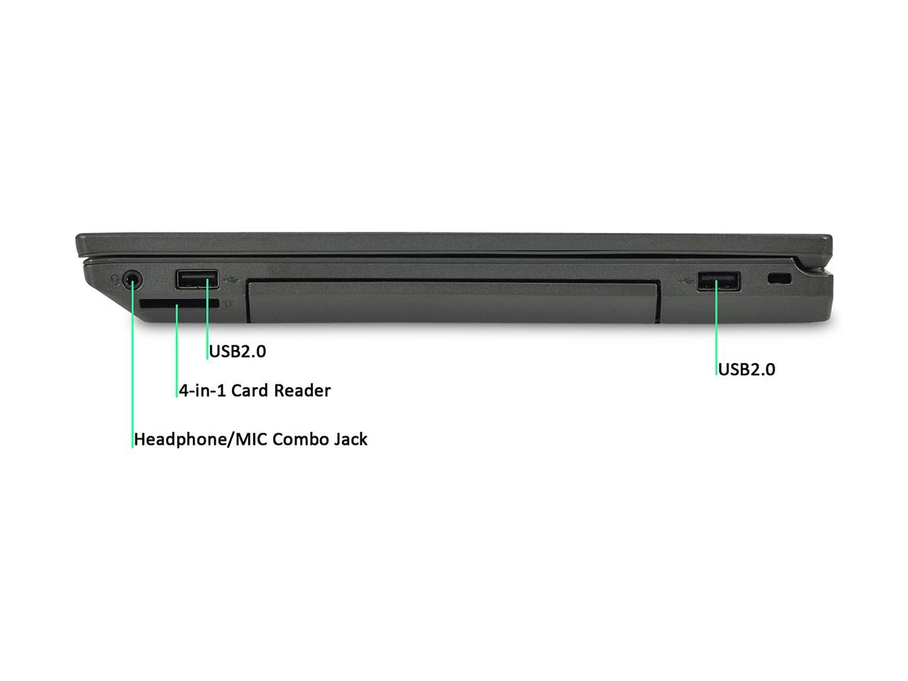 Lenovo Grade A Laptop L440 Intel Core i5 4th Gen 4300M (2.60 GHz) 8 GB Memory 500 GB HDD 14.0" Windows 10 Pro 64-Bit