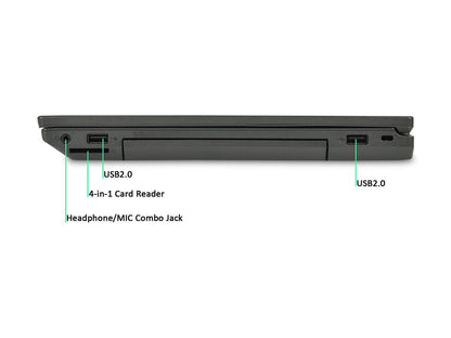 Lenovo Grade A Laptop L440 Intel Core i5 4th Gen 4300M (2.60 GHz) 8 GB Memory 500 GB HDD 14.0" Windows 10 Pro 64-Bit