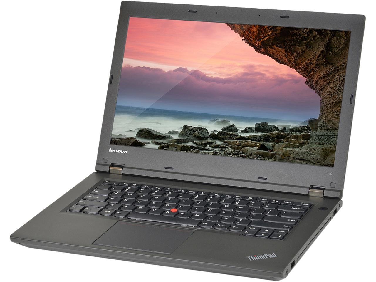 Lenovo Grade A Laptop L440 Intel Core i5 4th Gen 4300M (2.60 GHz) 8 GB Memory 500 GB HDD 14.0" Windows 10 Pro 64-Bit