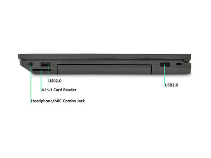 Lenovo Grade A Laptop L440 Intel Core i5 4th Gen 4300M (2.60 GHz) 8 GB Memory 240 GB SSD 14.0" Windows 10 Pro 64-Bit