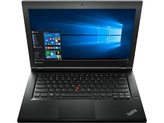 Lenovo Grade A Laptop ThinkPad L440 Intel Core i5 4th Gen 4200M (2.50 GHz) 16 GB Memory 256 GB SSD Intel HD Graphics 4600 14.0" Windows 10 Pro 64-bit