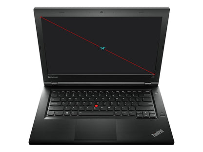 Lenovo Grade A Laptop ThinkPad L440 Intel Core i5 4th Gen 4200M (2.50 GHz) 16 GB Memory 256 GB SSD Intel HD Graphics 4600 14.0" Windows 10 Pro 64-bit