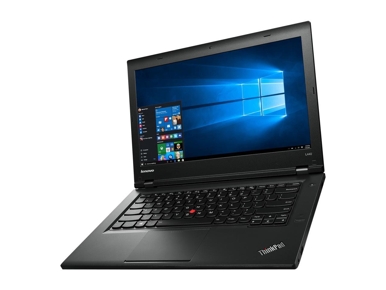 Lenovo Grade A Laptop ThinkPad L440 Intel Core i5 4th Gen 4200M (2.50 GHz) 8 GB Memory 500 GB HDD Intel HD Graphics 4600 14.0" Windows 10 Pro 64-bit