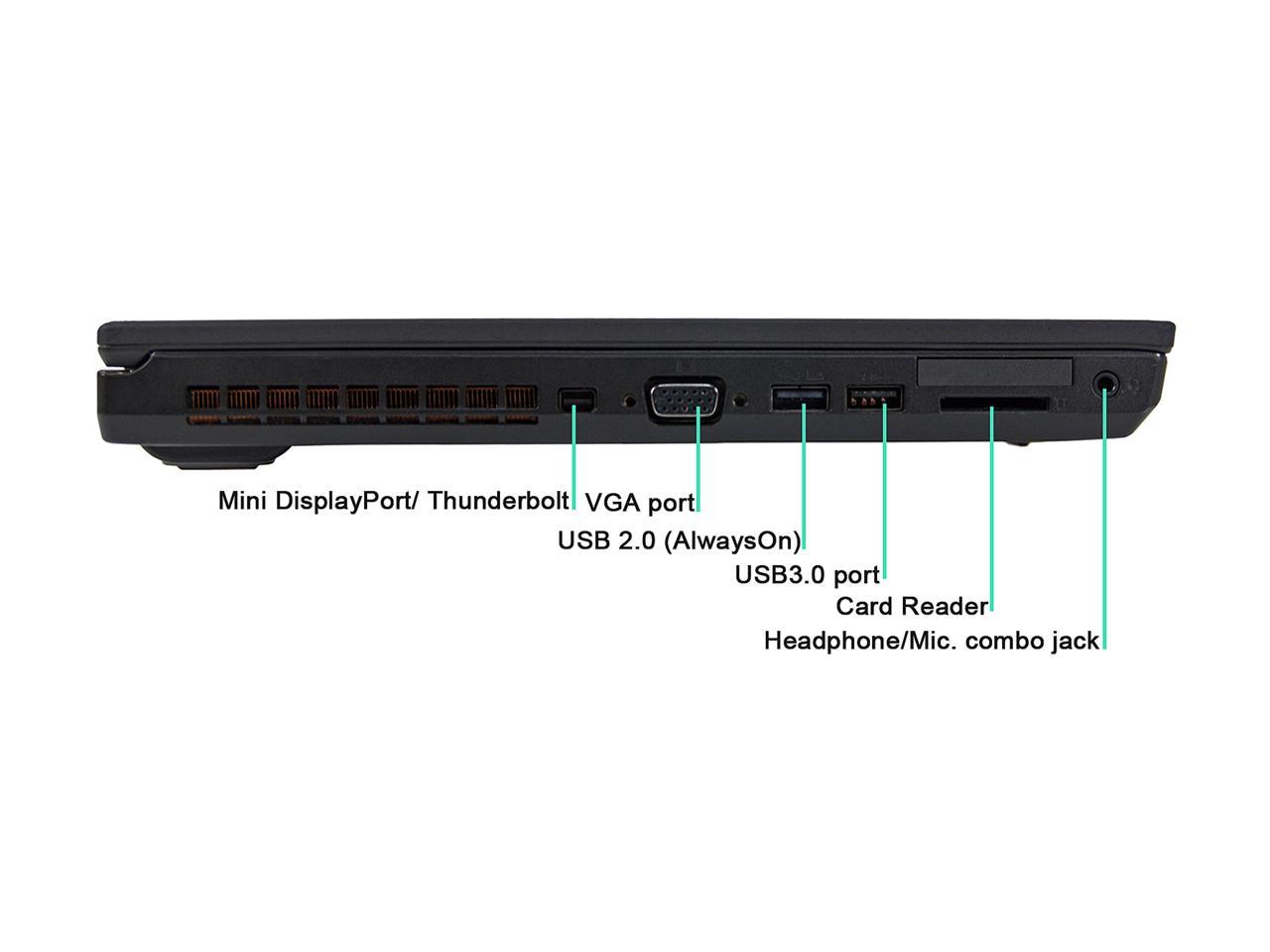 Lenovo Grade A Laptop W541 Intel Core i7 4th Gen 4810MQ (2.80 GHz) 16 GB Memory 512 GB SSD 15.6" Windows 10 Pro 64-bit