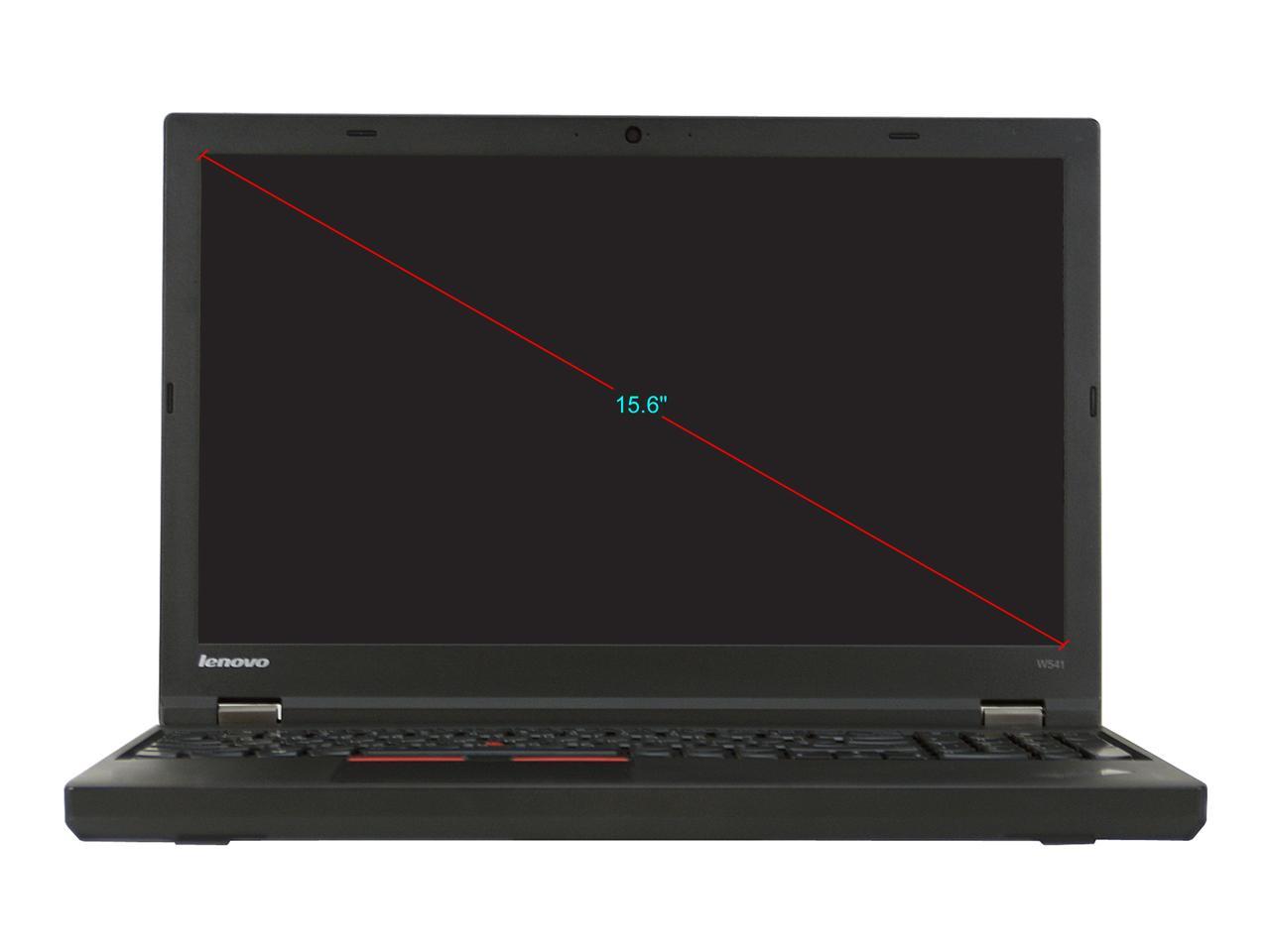 Lenovo Grade A Laptop W541 Intel Core i7 4th Gen 4810MQ (2.80 GHz) 16 GB Memory 512 GB SSD 15.6" Windows 10 Pro 64-bit