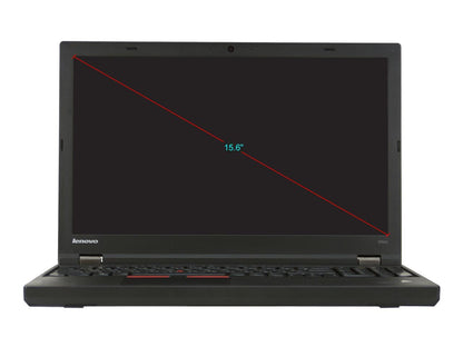 Lenovo Grade A Laptop W541 Intel Core i7 4th Gen 4810MQ (2.80 GHz) 16 GB Memory 512 GB SSD 15.6" Windows 10 Pro 64-bit