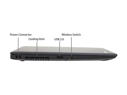 Lenovo Grade B Laptop X1 Carbon Intel Core i5 5th Gen 5300U (2.30 GHz) 8 GB Memory 256 GB SSD Intel HD Graphics 5500 14.0" Windows 10 Pro 64-bit