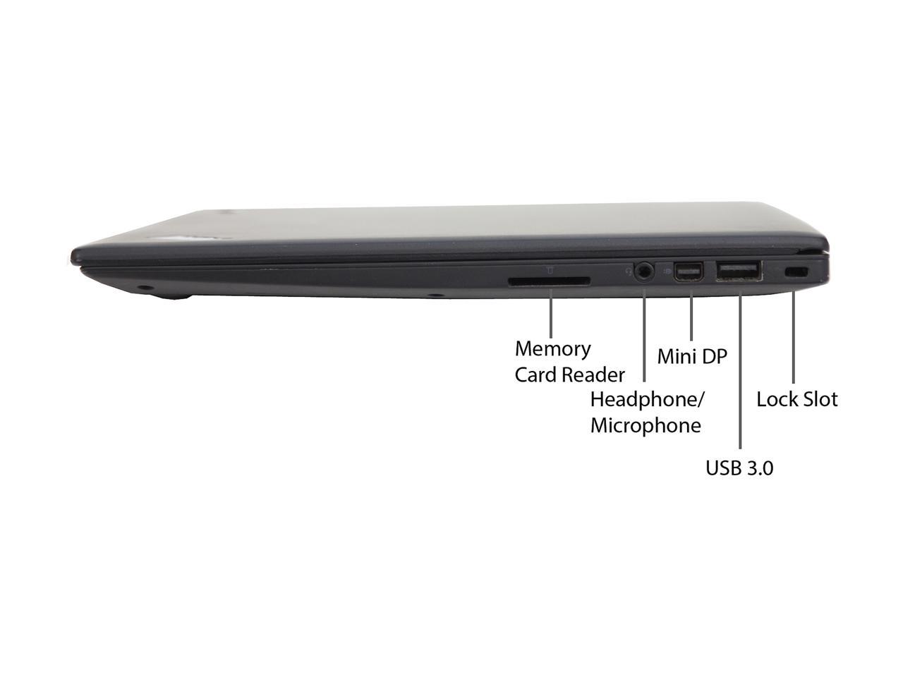 Lenovo Grade A Laptop X1 Carbon Intel Core i5 6th Gen 6300U (2.40 GHz) 8 GB Memory 256 GB SSD Intel HD Graphics 520 14.0" Windows 10 Pro 64-bit