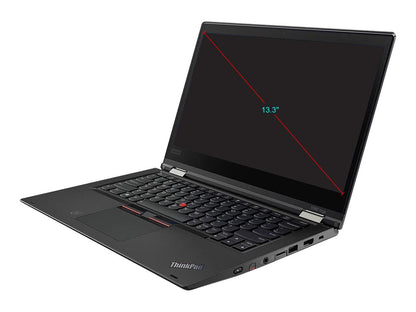 Lenovo X380 Yoga Intel Core i5 8th Gen 8350U (1.70 GHz) 8 GB Memory 512 GB SSD Intel UHD Graphics 620 13.3" Touchscreen 1920 x 1080 Convertible Grade B 2-in-1 Laptop Windows 10 Pro 64-bit