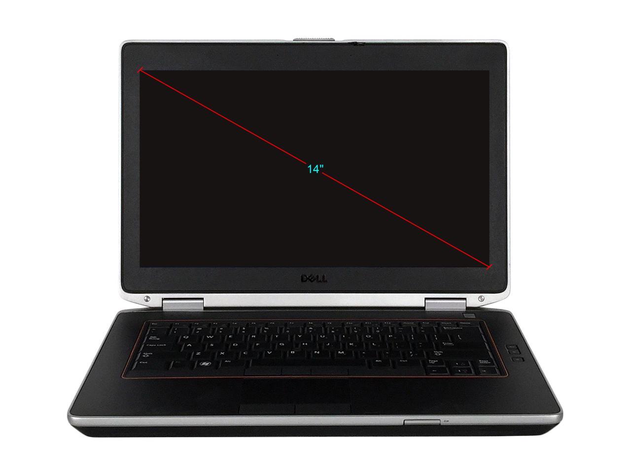 Refurbished Dell Grade A Latitude E6420 14" Laptop, Intel Core I7-2720QM 2.2 GHz, 8GB Memory, 1T, DVD, WIFI, Windows 10 Home 64-bit (Multi-language), 1 Year Warranty