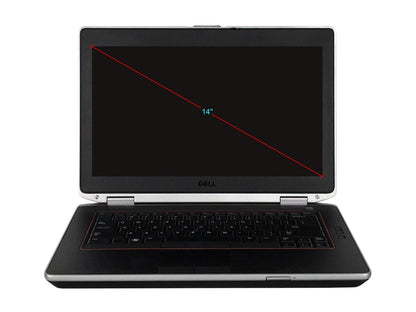 Refurbished Dell Grade A Latitude E6420 14" Laptop, Intel Core I7-2720QM 2.2 GHz, 8GB Memory, 480G SSD, DVD, WIFI, Windows 10 Home 64-bit (Multi-language), 1 Year Warranty