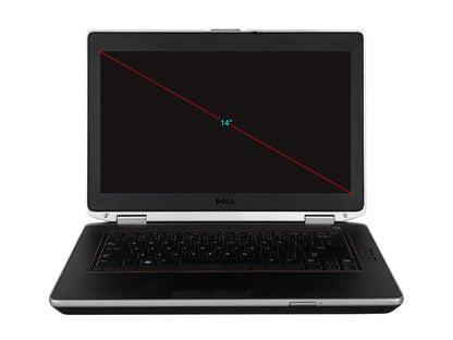 Refurbished Dell Grade A Latitude E6420 14" Laptop, Intel Core I7-2720QM 2.2 GHz, 8GB Memory, 512G SSD, DVD, WIFI, Windows 10 Home 64-bit (Multi-language), 1 Year Warranty
