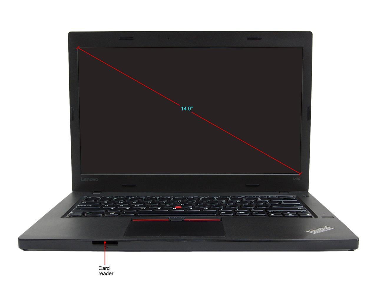 Lenovo Laptop L460 Intel Core i5 6300U (2.40 GHz) 16 GB Memory 1000 SSD 14.0" Windows 10