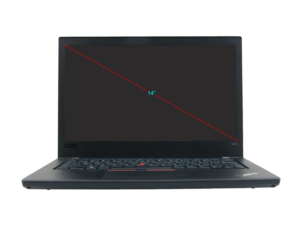 Lenovo Grade A Laptop T480 Intel Core i5 8th Gen 8350U (1.70 GHz) 16 GB Memory 1 TB SSD 14.0" Windows 10 Pro