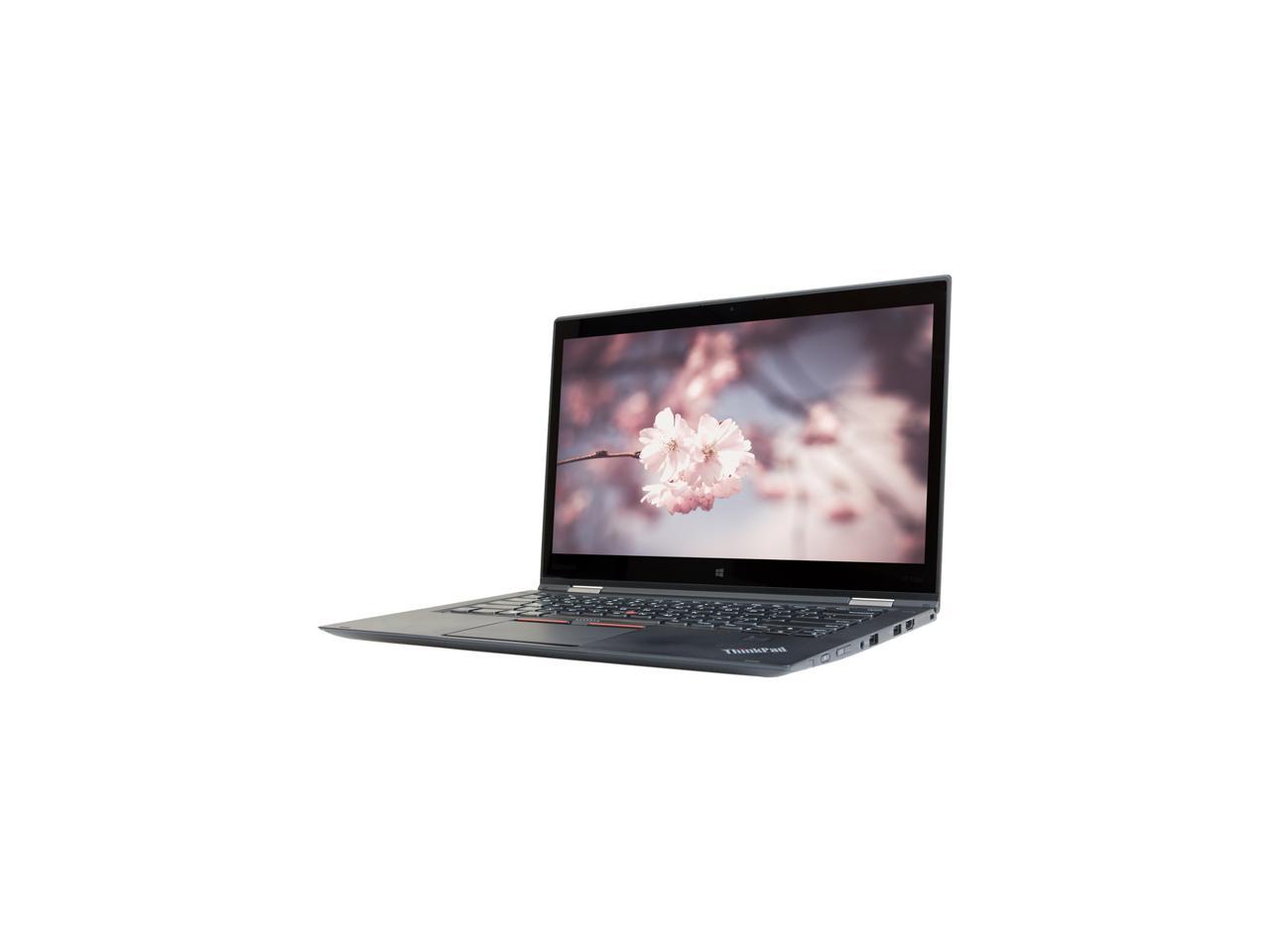 Lenovo B Grade Laptop X1 Yoga Intel Core i7 6th Gen 6600U (2.60 GHz) 16 GB Memory 256 GB SSD 14.0" Touchscreen Windows 10 Pro 64-bit