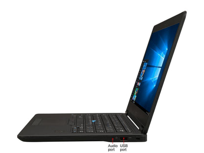 DELL Grade A Laptop Latitude E7450 Intel Core i5 5th Gen 5300U (2.30 GHz) 8 GB Memory 240 GB SSD 14.0" Windows 10 Pro 64-bit 1 Year Warranty