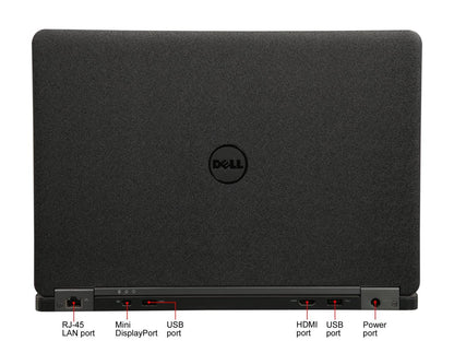 DELL Grade A Laptop Latitude E7450 Intel Core i5 5th Gen 5300U (2.30 GHz) 8 GB Memory 240 GB SSD 14.0" Windows 10 Pro 64-bit 1 Year Warranty