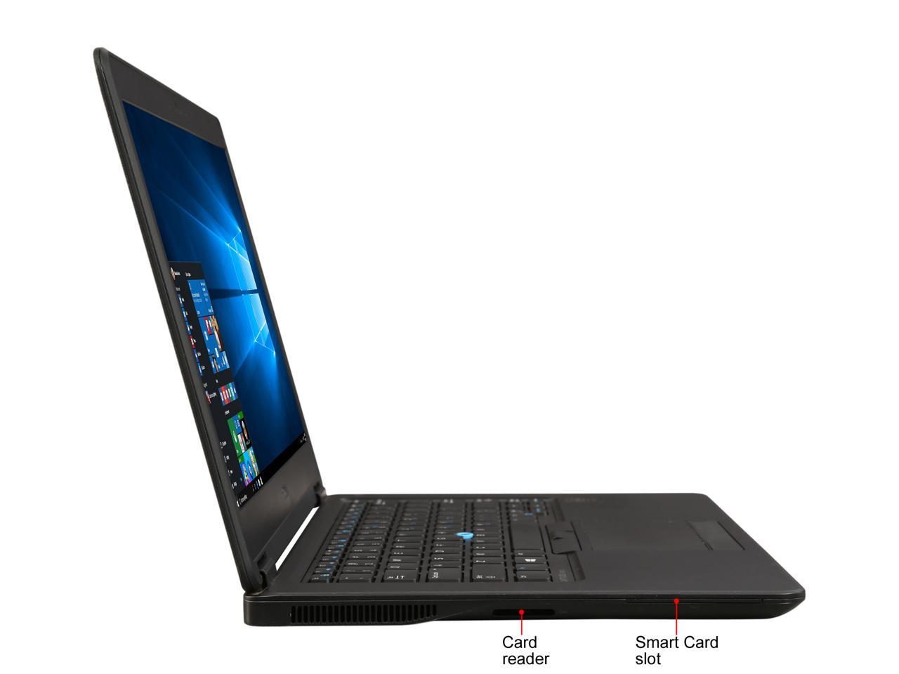 DELL Grade A Laptop Latitude E7450 Intel Core i5 5th Gen 5300U (2.30 GHz) 8 GB Memory 240 GB SSD 14.0" Windows 10 Pro 64-bit 1 Year Warranty