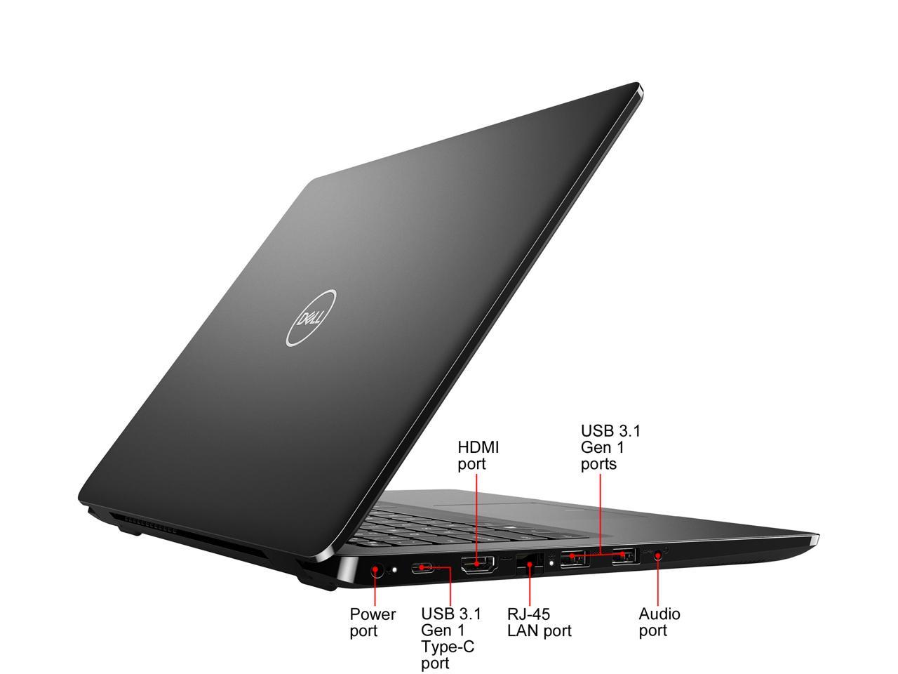 DELL Laptop Latitude 3400 PT7PN Intel Core i5 8th Gen 8265U (1.60 GHz) 8 GB Memory 256 GB SSD Intel UHD Graphics 620 14.0" Windows 10 Pro 64-bit