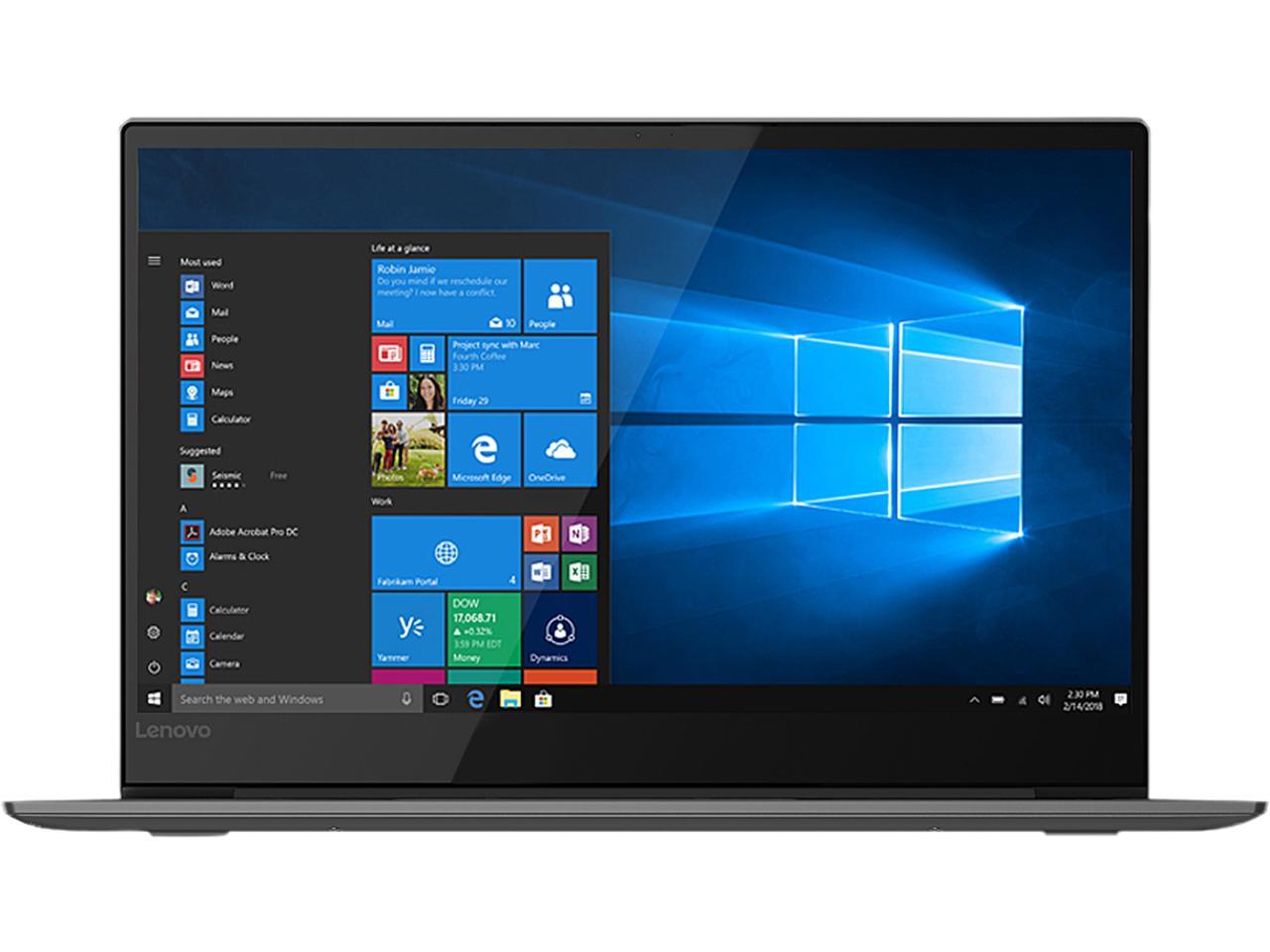 Lenovo Laptop IdeaPad 730S 81JB0004US Intel Core i5 8th Gen 8265U (1.60 GHz) 8 GB Memory 256 GB NVMe SSD Intel UHD Graphics 620 13.3" Windows 10 Home 64-bit