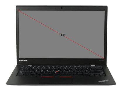 Lenovo Laptop X1 Carbon Intel Core i5 5th Gen 5300U (2.30 GHz) 8 GB Memory 512 SSD 14.0" Windows 10