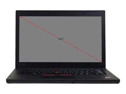 Lenovo Laptop T460 Intel Core i5 6300U (2.40 GHz) 8 GB Memory 128 SSD 14.0" Windows 10