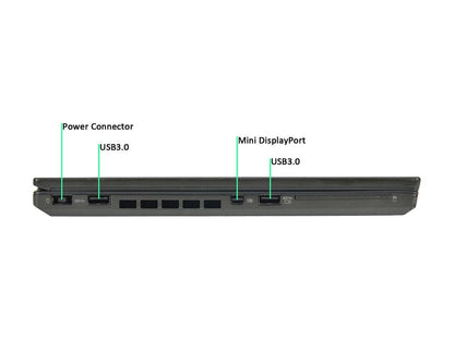 Lenovo Grade A Laptop T440S Intel Core i7 4th Gen 4600U (2.10 GHz) 8 GB Memory 256 GB SSD 14.0" Windows 10 Pro 64-Bit