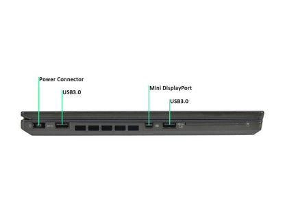 Lenovo Grade A Laptop T440S Intel Core i7 4th Gen 4600U (2.10 GHz) 8 GB Memory 500 GB SSD 14.0" Windows 10 Pro 64-Bit