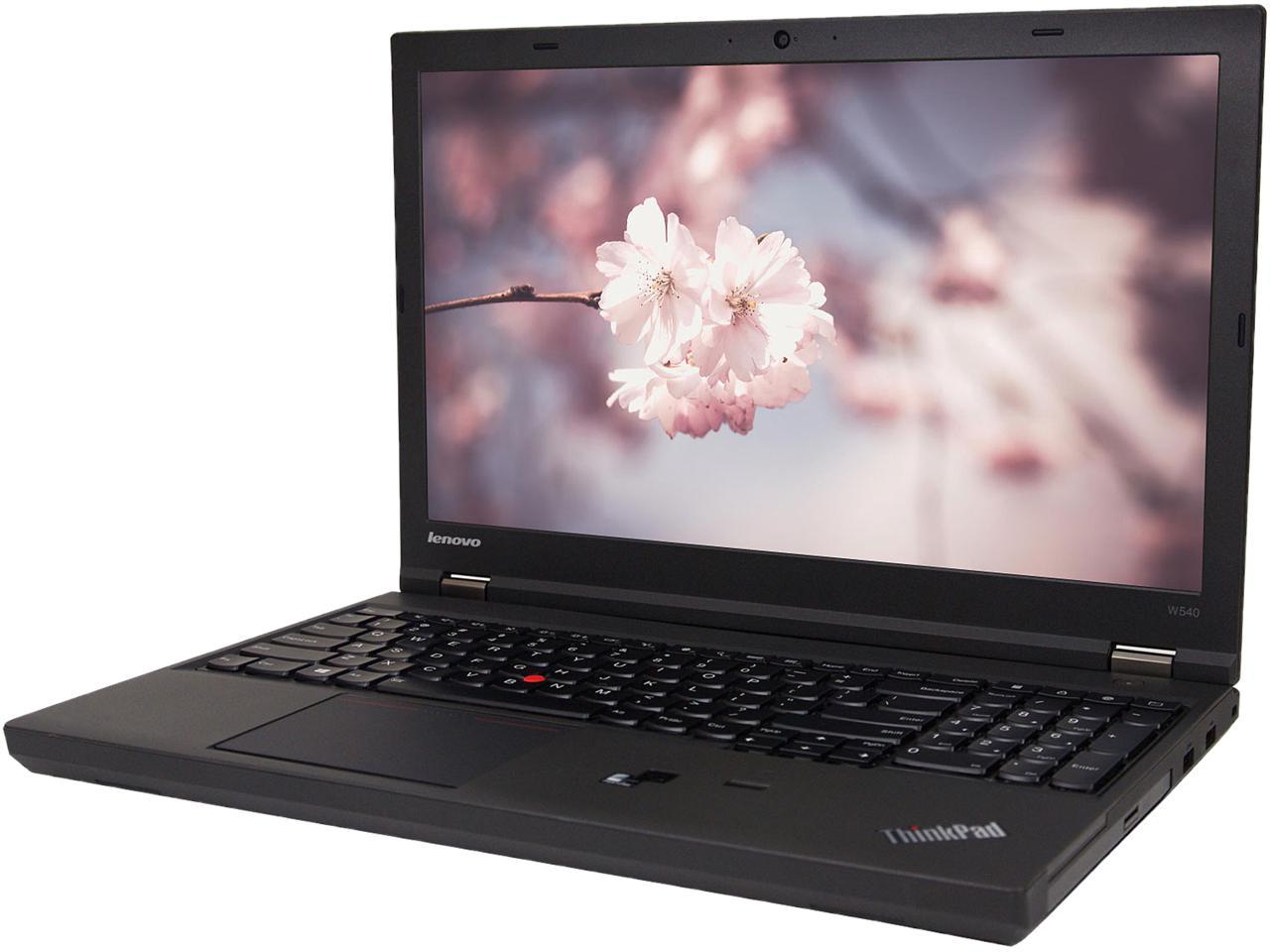 Lenovo Grade B Laptop W540 Intel Core i7 4th Gen 4800MQ (2.70 GHz) 8 GB Memory 240 GB SSD 15.6" Windows 10 Pro 64-Bit