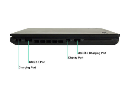 Lenovo Grade A Laptop T450 Intel Core i5 5th Gen 5300U (2.30 GHz) 8 GB Memory 500 GB SSD 14.0" Windows 10 Pro 64-Bit