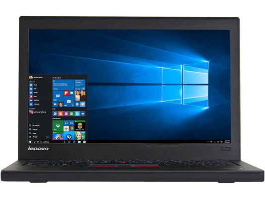 Lenovo A Grade Laptop ThinkPad X250 Intel Core i5 5th Gen 5300U (2.30 GHz) 8 GB Memory 240 GB SSD Intel HD Graphics 5500 12.5" Windows 10 Pro 64-bit
