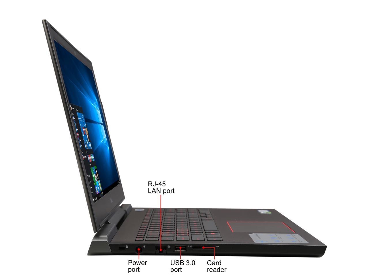 DELL i7577-7289BLK 15.6" 4K/UHD GTX 1060 6 GB VRAM i7-7700HQ 16 GB Memory 1 TB HDD + 512 GB SSD Windows 10 Home Gaming Laptop