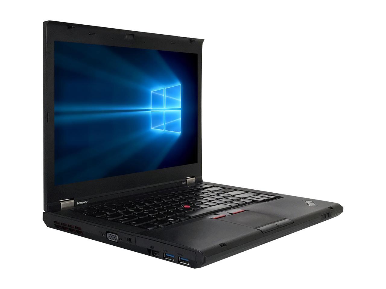 Refurbished Lenovo ThinkPad T430 14.0" Intel Core i5-3210M 2.5GHz 8GB DDR3 320GB DVD Windows 10 Professional 64 Bits 1 Year Warranty