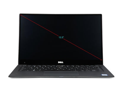 DELL Laptop XPS 13 XPS9360-7697SLV Intel Core i7 7th Gen 7560U (2.4 GHz) 16 GB Memory 512 GB PCIe SSD Intel Iris Plus Graphics 640 13.3" Touchscreen Windows 10 Home 64-Bit